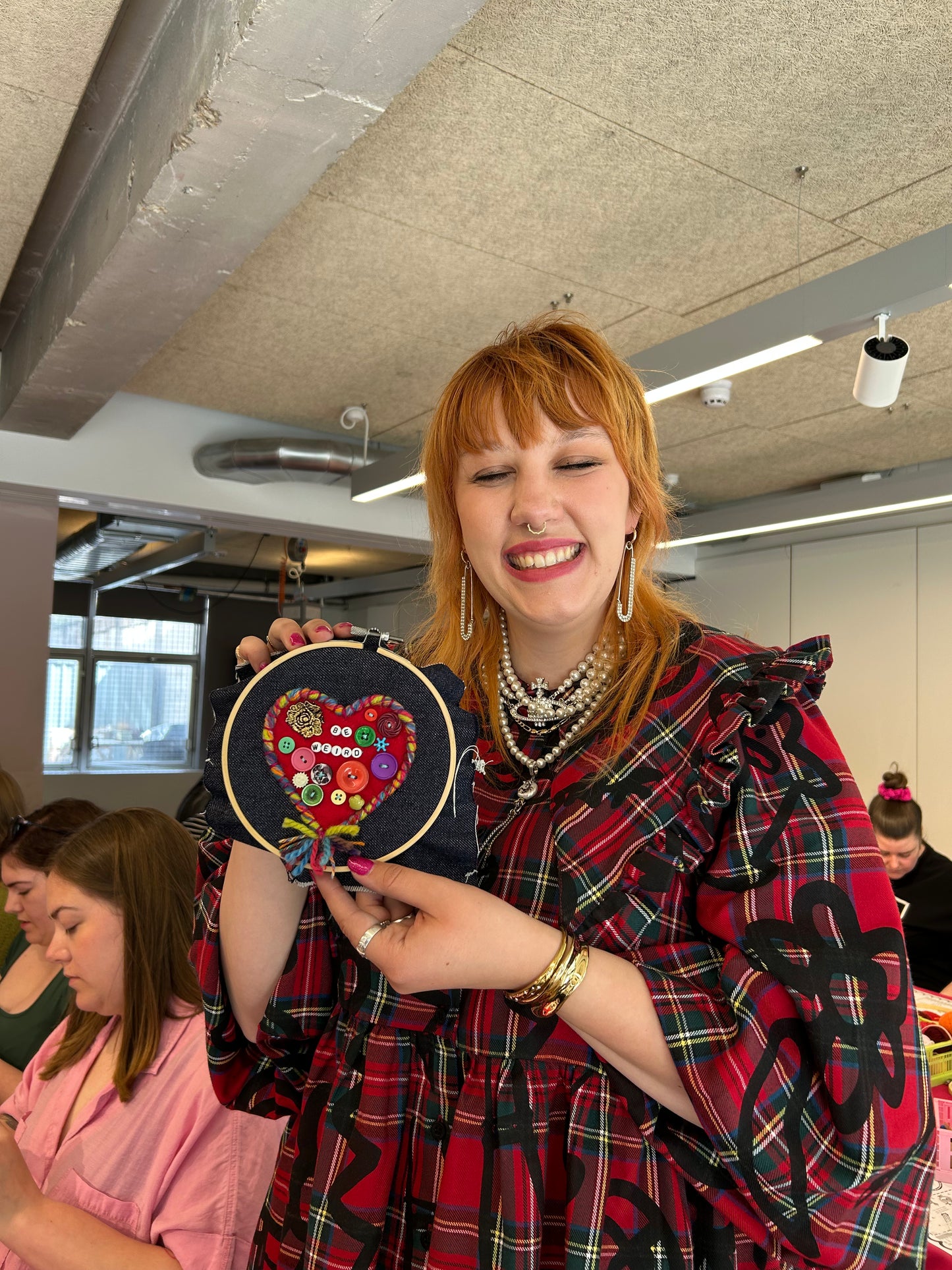 London Lonely Girls Club Bag Charm Embroidery Workshop