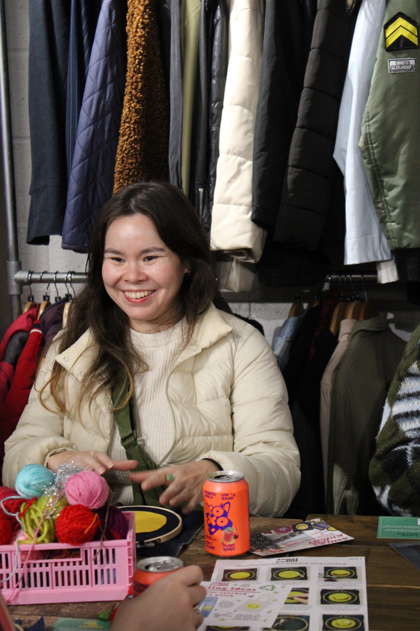 London Lonely Girls Club Christmas Decoration Workshop with Ashley Knight