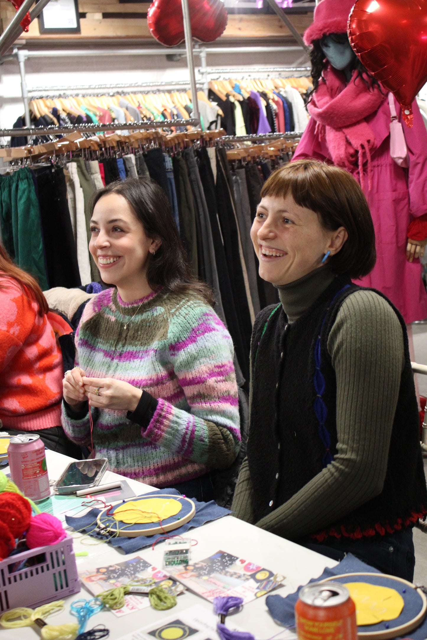 London Lonely Girls Club Embroidery Workshop with Ashley Knight