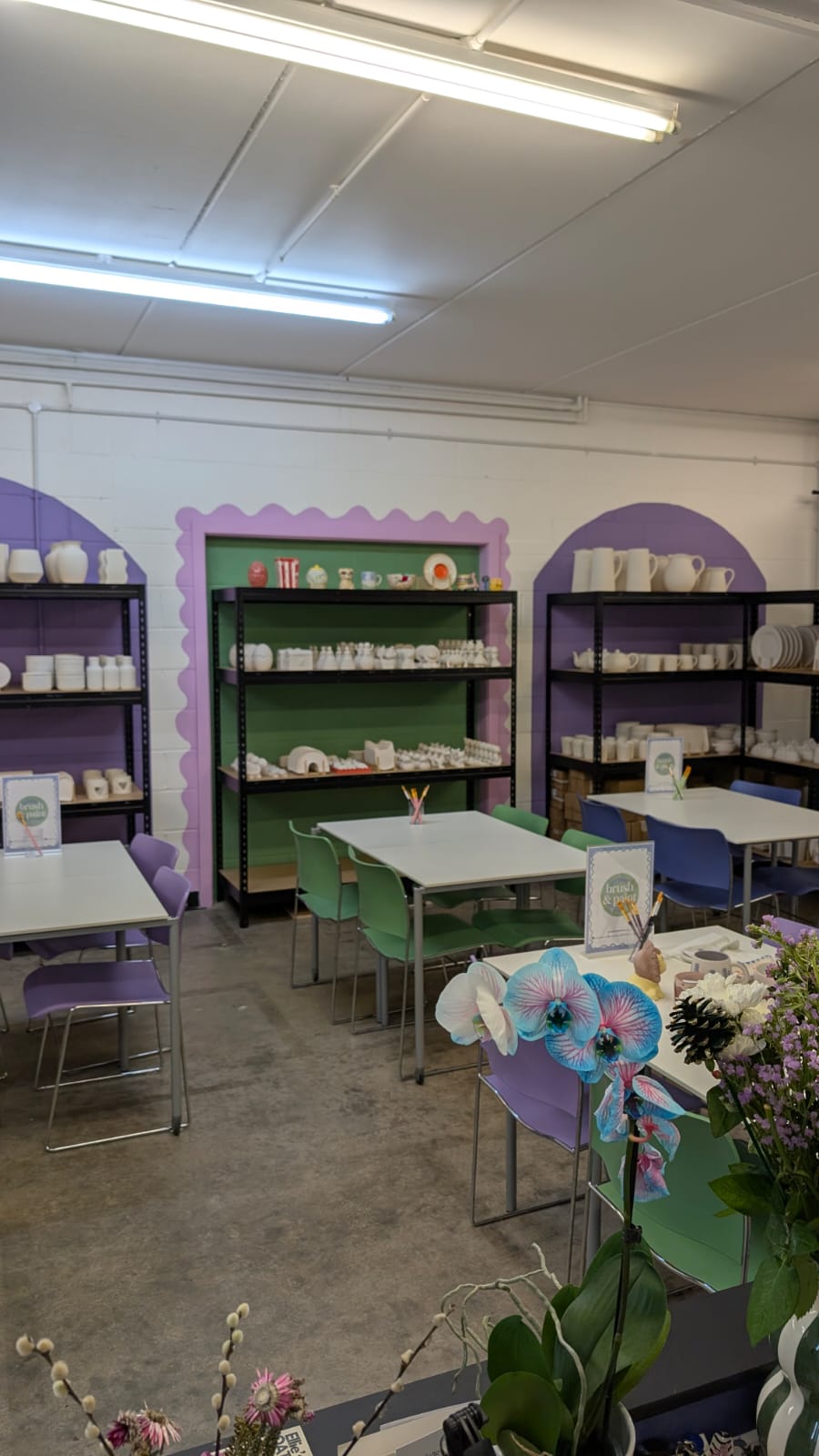 Manchester Lonely Girls Club Pottery Painting Afternoon