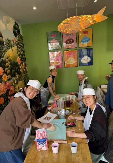 Edinburgh Lonely Girls Club Bao Workshop