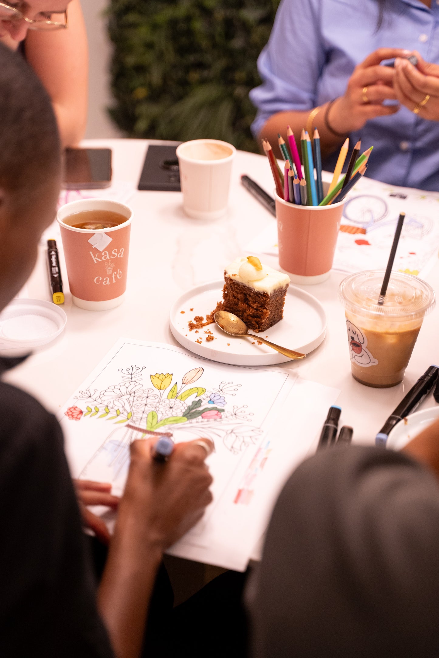 London Lonely Girls Club September Colouring & Conversations