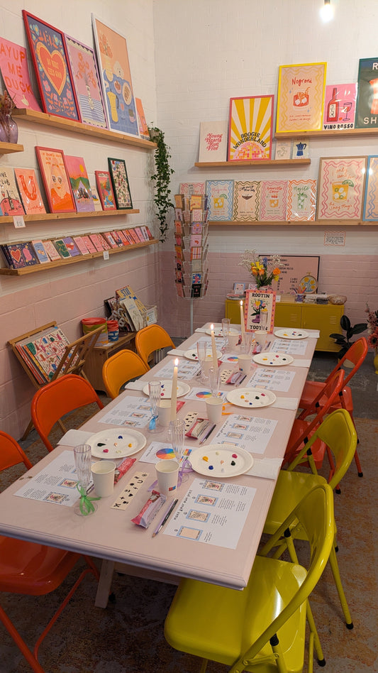 Emmy Lupin Plant Pot Painting Workshop