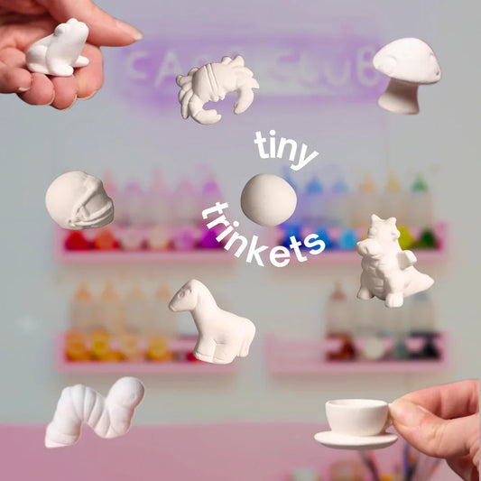 Carb Club Tiny Trinket Pottery Painting