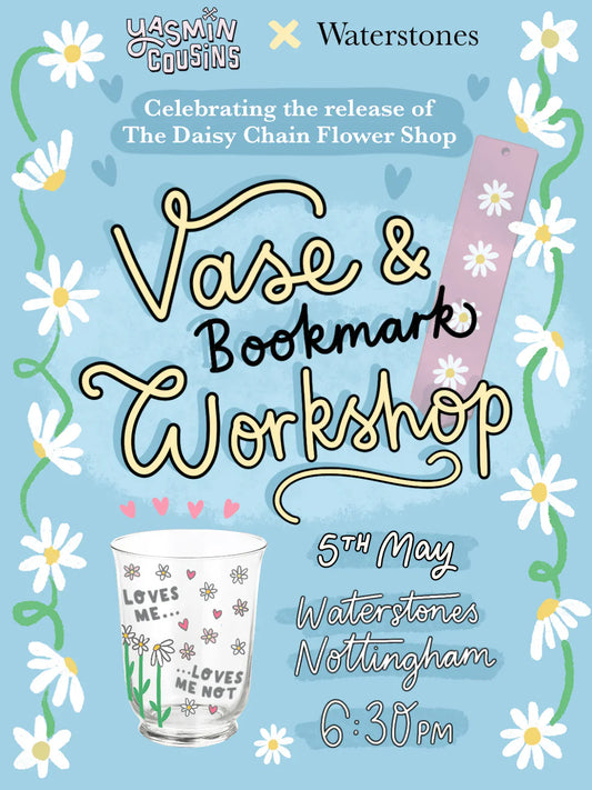 Yasmin Cousins Vase & Bookmark Workshop