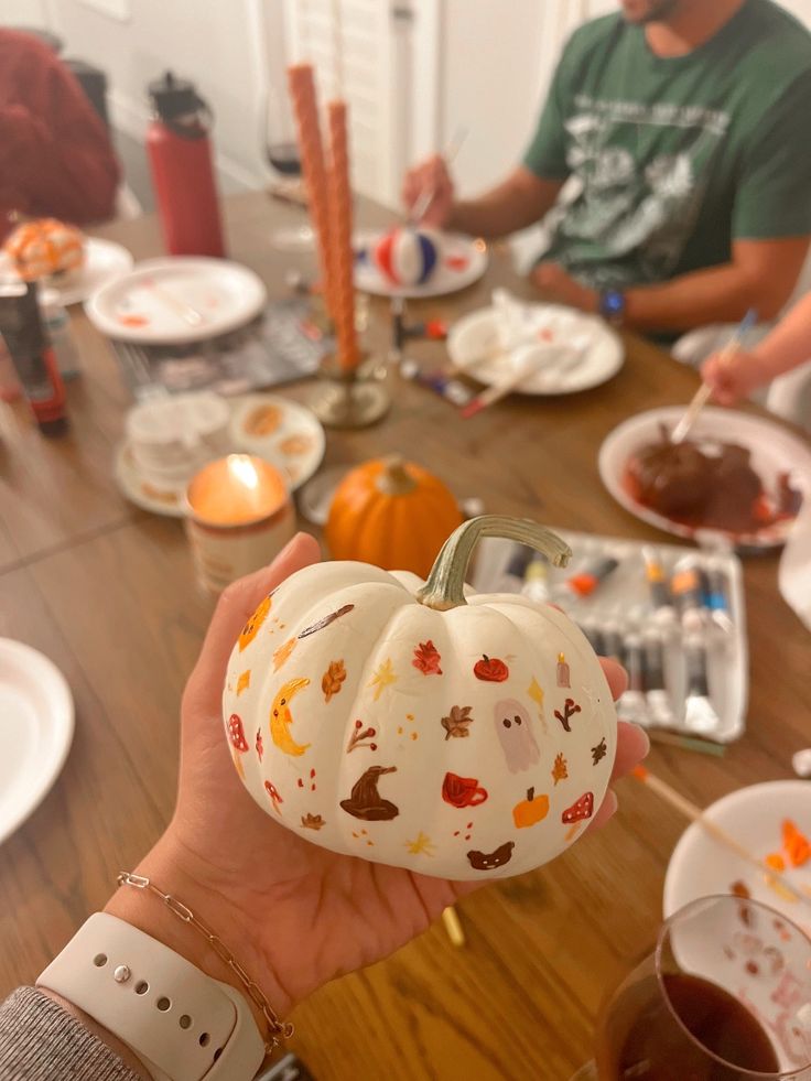 Birmingham Lonely Girls Club Pumpkin Painting Afternoon