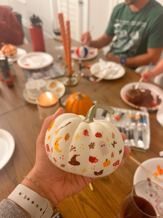 Birmingham Lonely Girls Club Pumpkin Painting Afternoon
