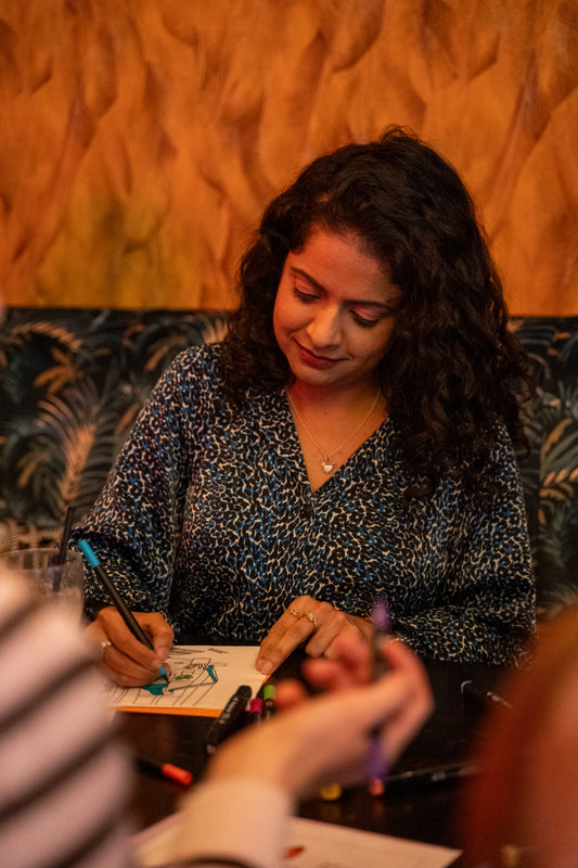 London Lonely Girls Club June Colouring & Cocktails Night