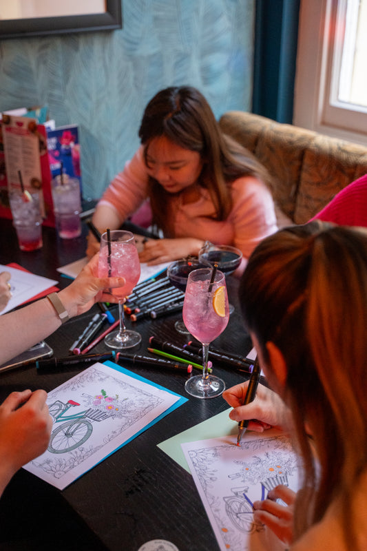 Edinburgh Lonely Girls Club Colouring & Cocktails Afternoon