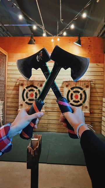 Nottingham Lonely Girls Club Axe Throwing Afternoon