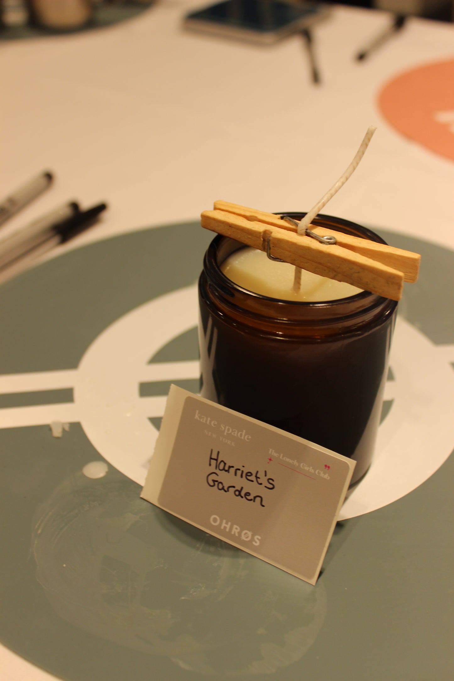 London Lonely Girls Club Candle Making Workshop with Ohros