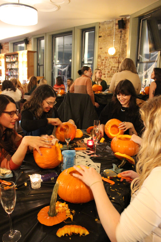 London Lonely Girls Club Pumpkin Carving Night