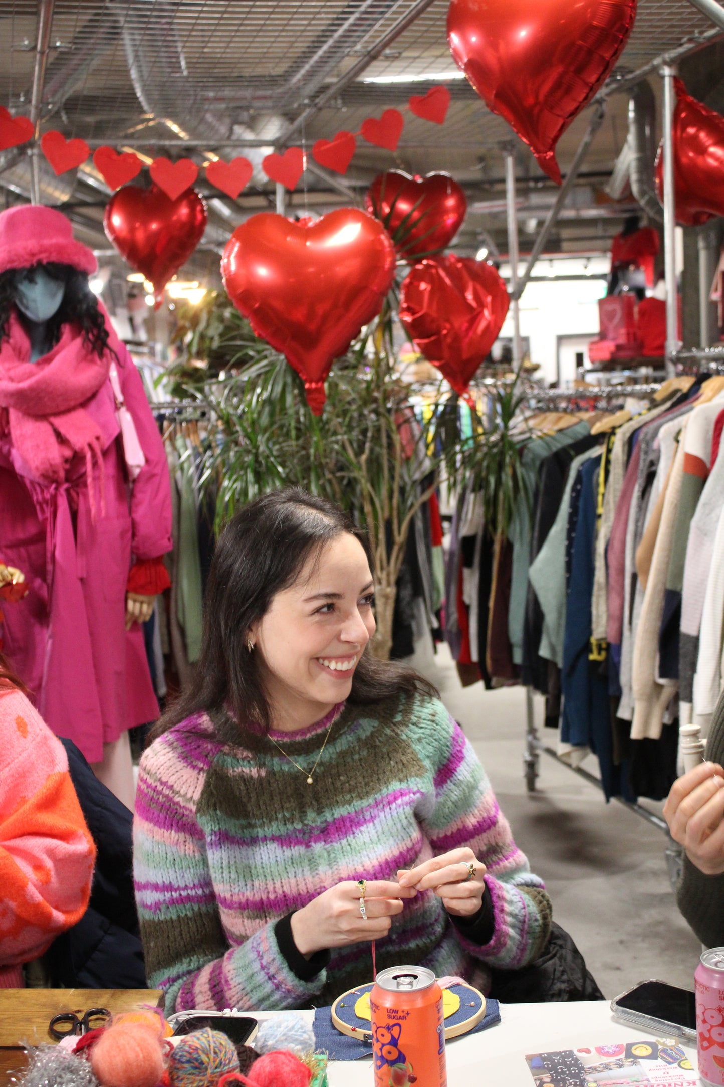 London Lonely Girls Club Christmas Decoration Workshop with Ashley Knight