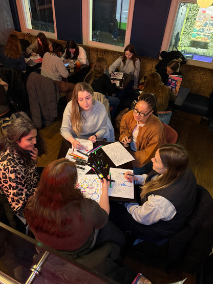 London Lonely Girls Club March Colouring & Cocktails Night