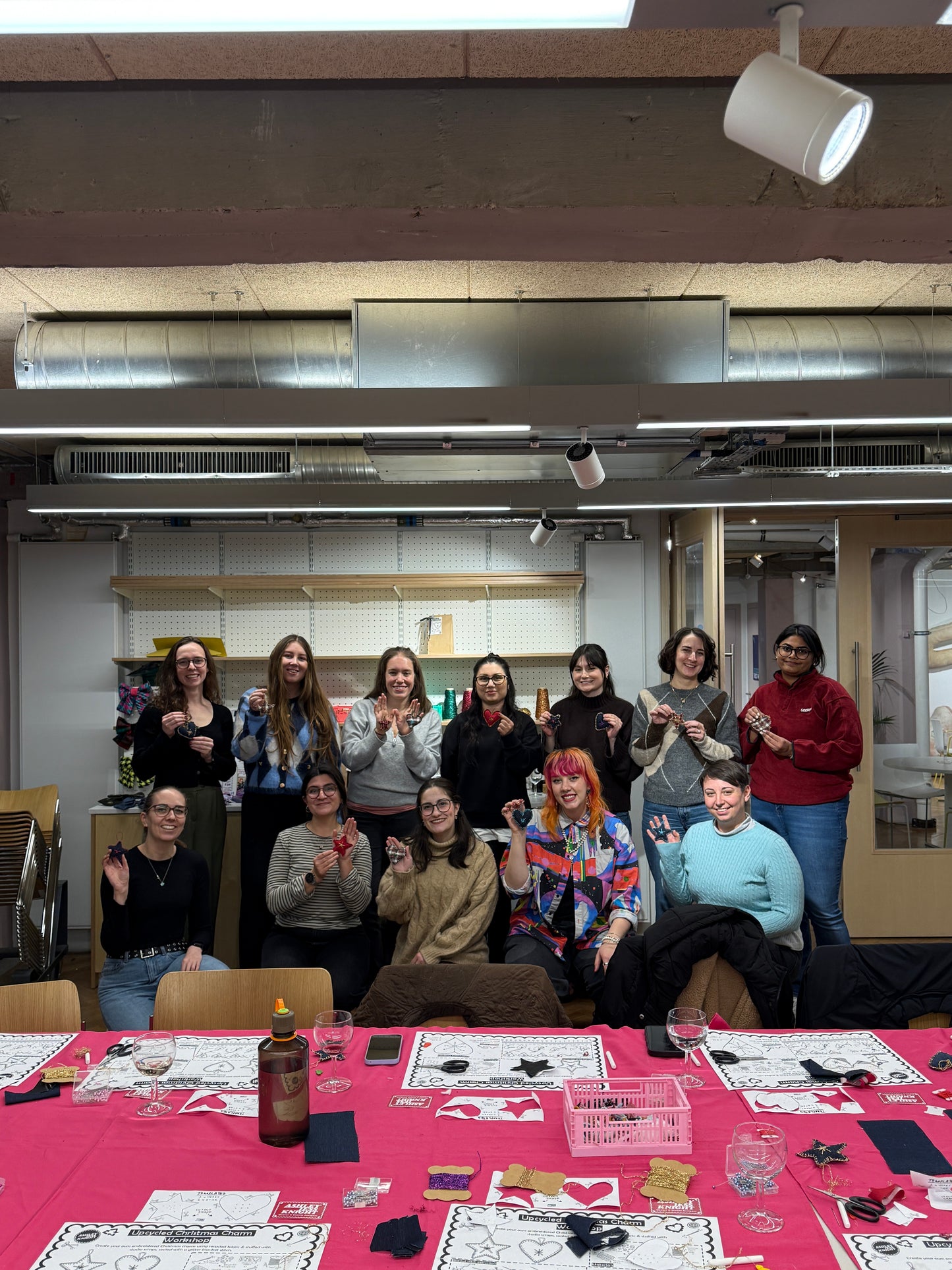 London Lonely Girls Club Bag Charm Embroidery Workshop