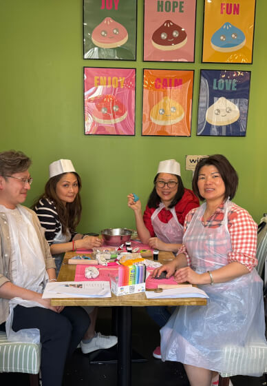 Edinburgh Lonely Girls Club Bao Workshop