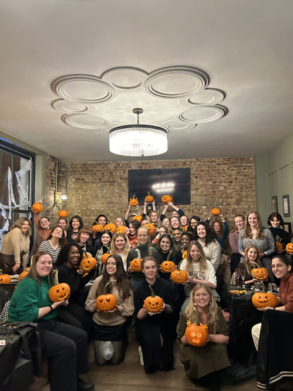 London Lonely Girls Club Pumpkin Carving Night